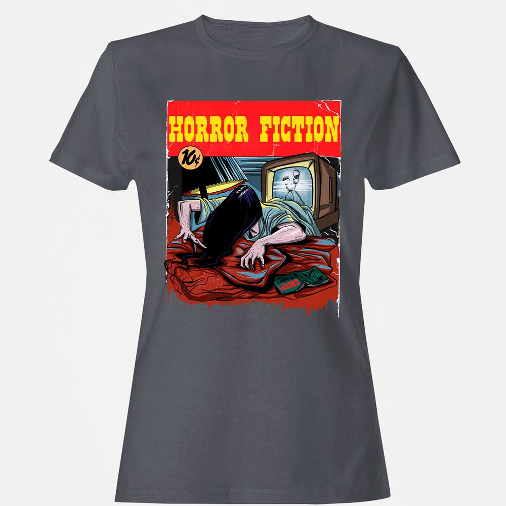 Women's T-Shirt - AENTG877 - Dark Heather - 5