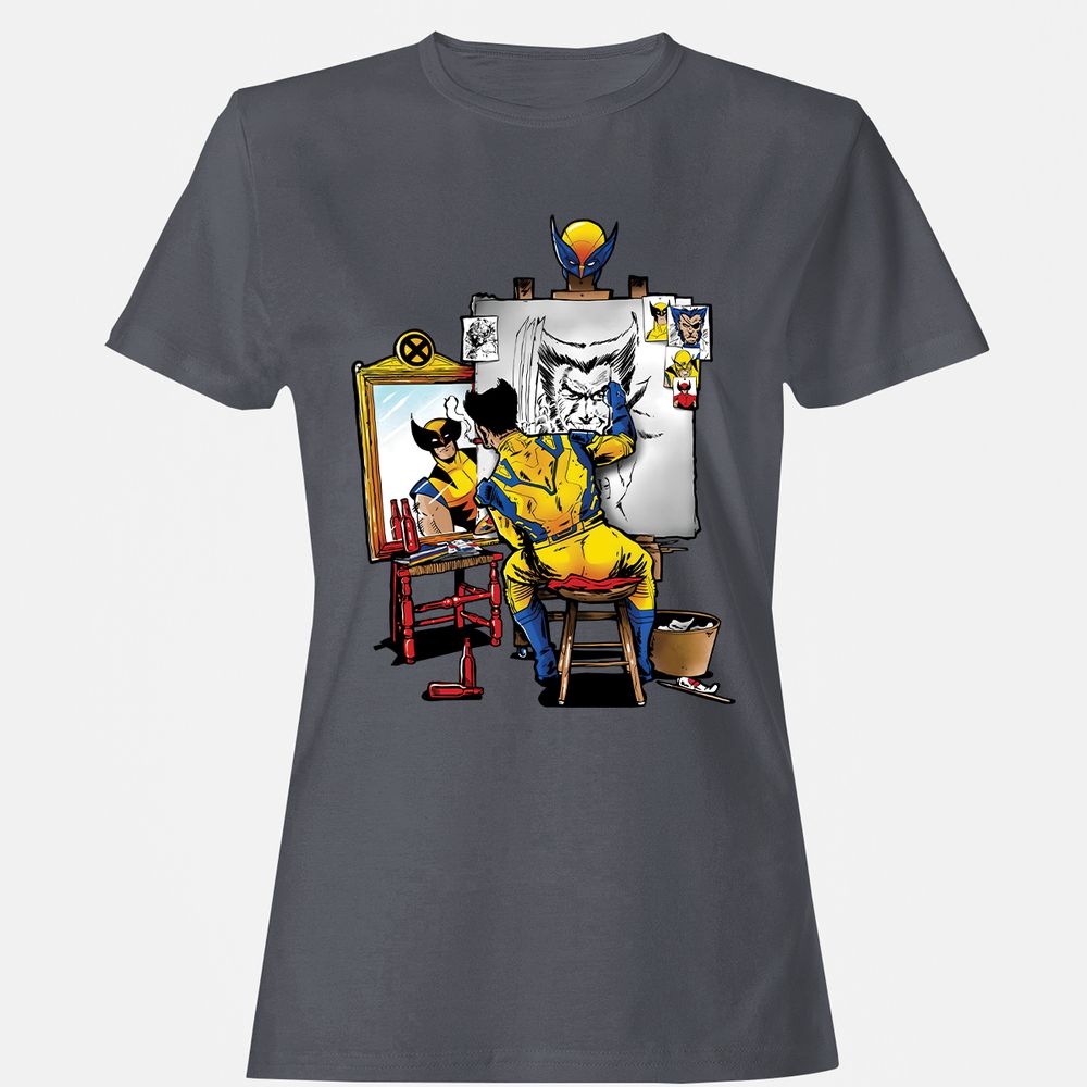 Women's T-Shirt - 33RKT86U - Dark Heather - 5