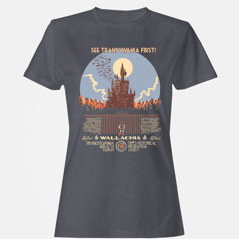 Women's T-Shirt - 8DZ25TYT - Dark Heather - 5