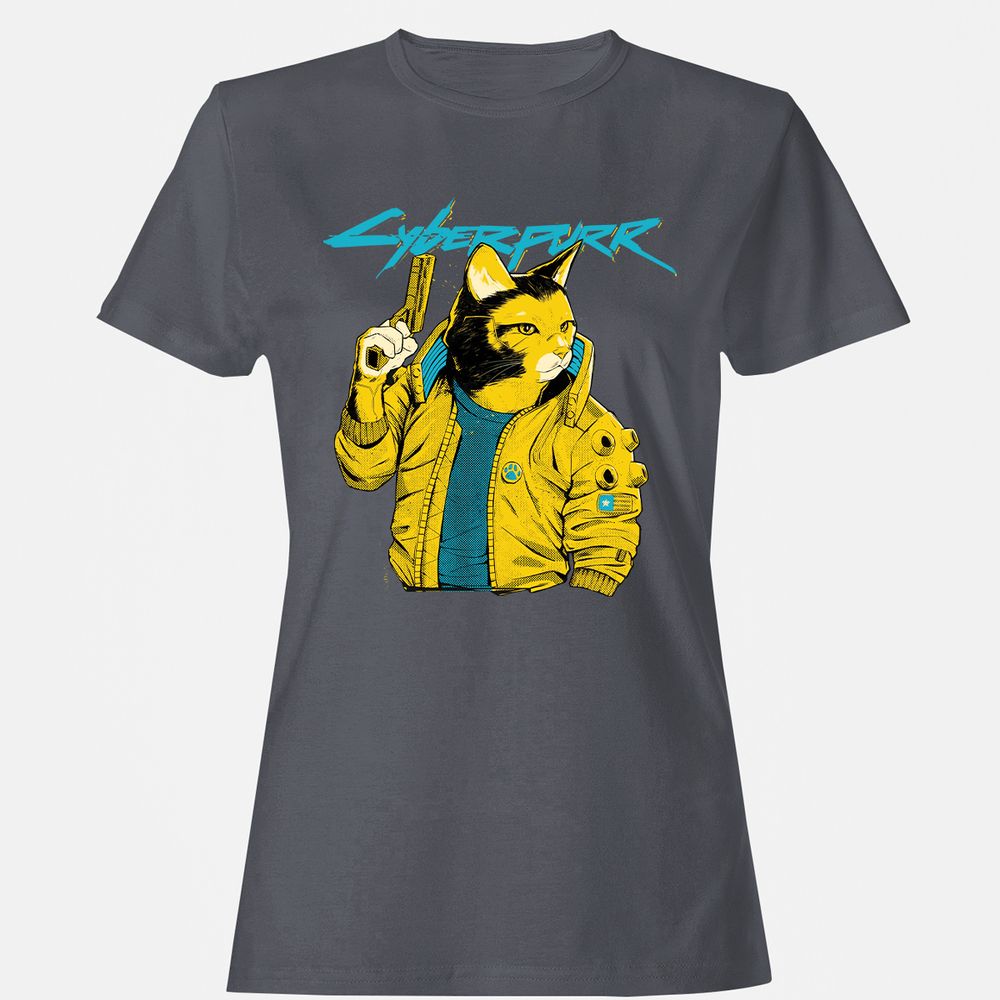 Women's T-Shirt - A5VPJGCM - Dark Heather - 5