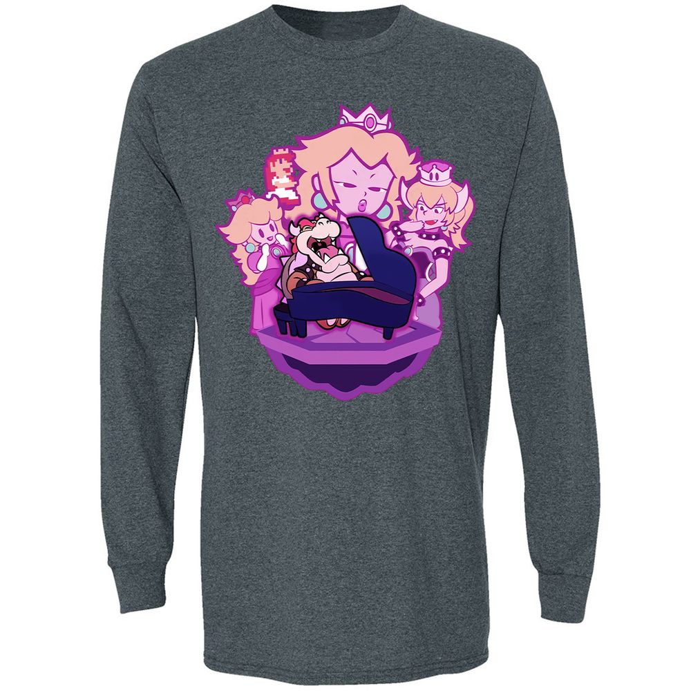 Long Sleeve T-Shirt - 7TN4J4SQ - Dark Heather - 5