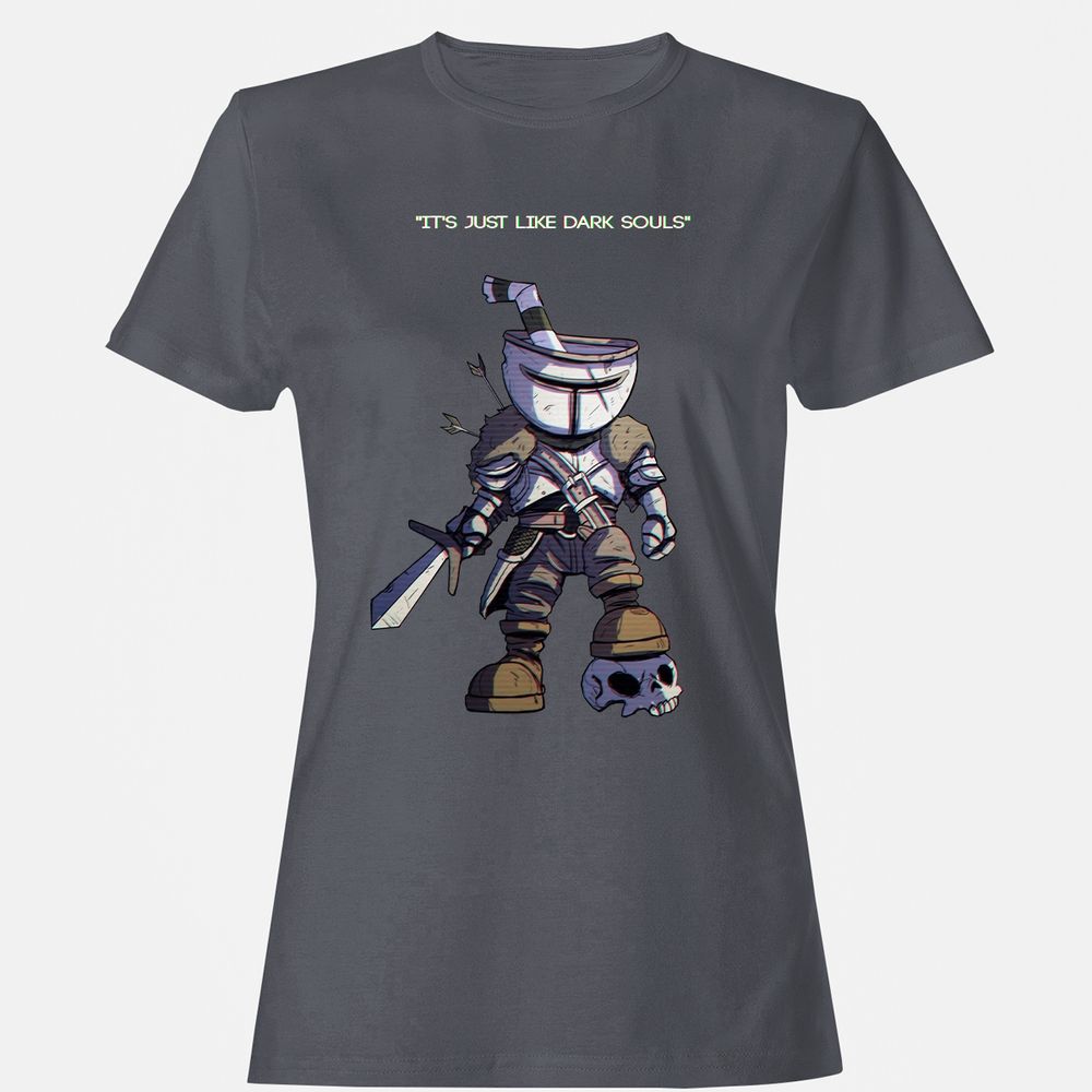 Women's T-Shirt - MACRKBQP - Dark Heather - 5