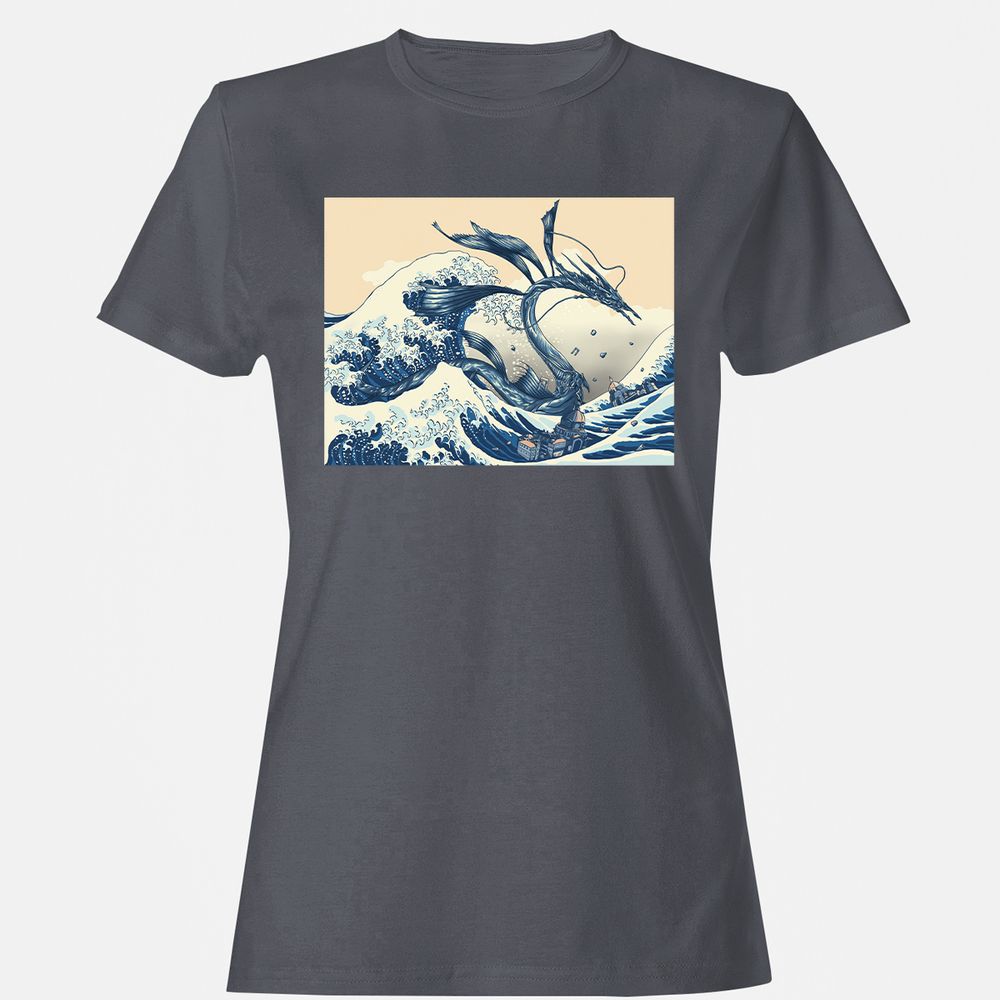 Women's T-Shirt - BG46CBZ3 - Dark Heather - 5