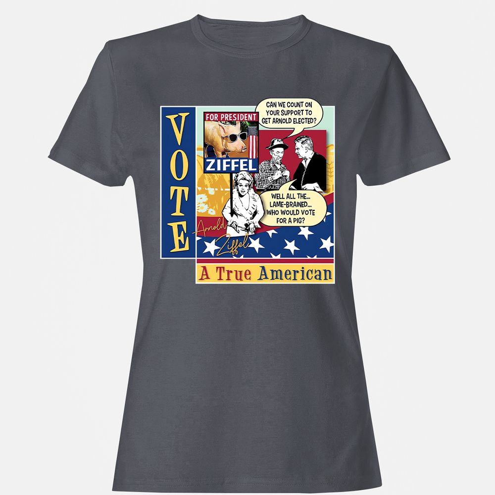 Women's T-Shirt - PSWG76YU - Dark Heather - 5