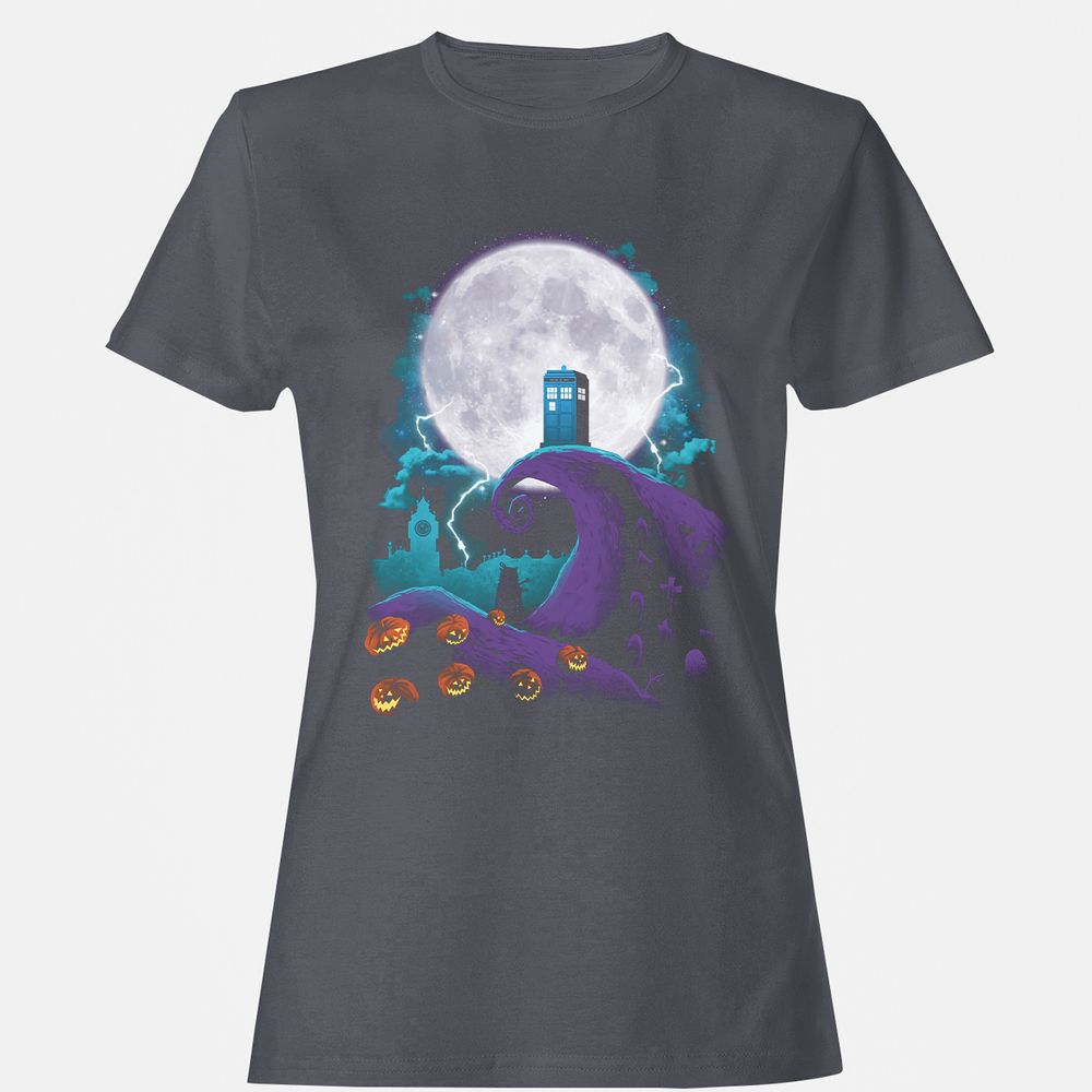 Women's T-Shirt - 3PFLHUX4 - Dark Heather - 5