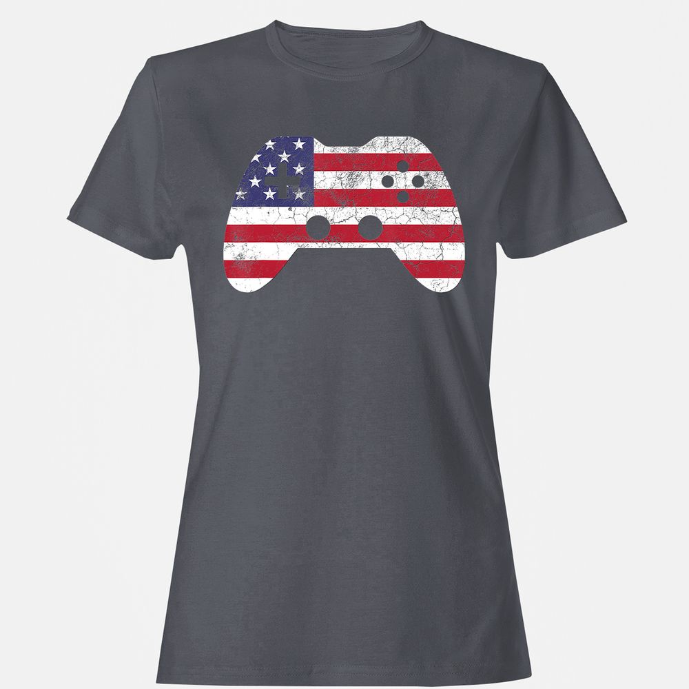 Women's T-Shirt - HMUECVE4 - Dark Heather - 5