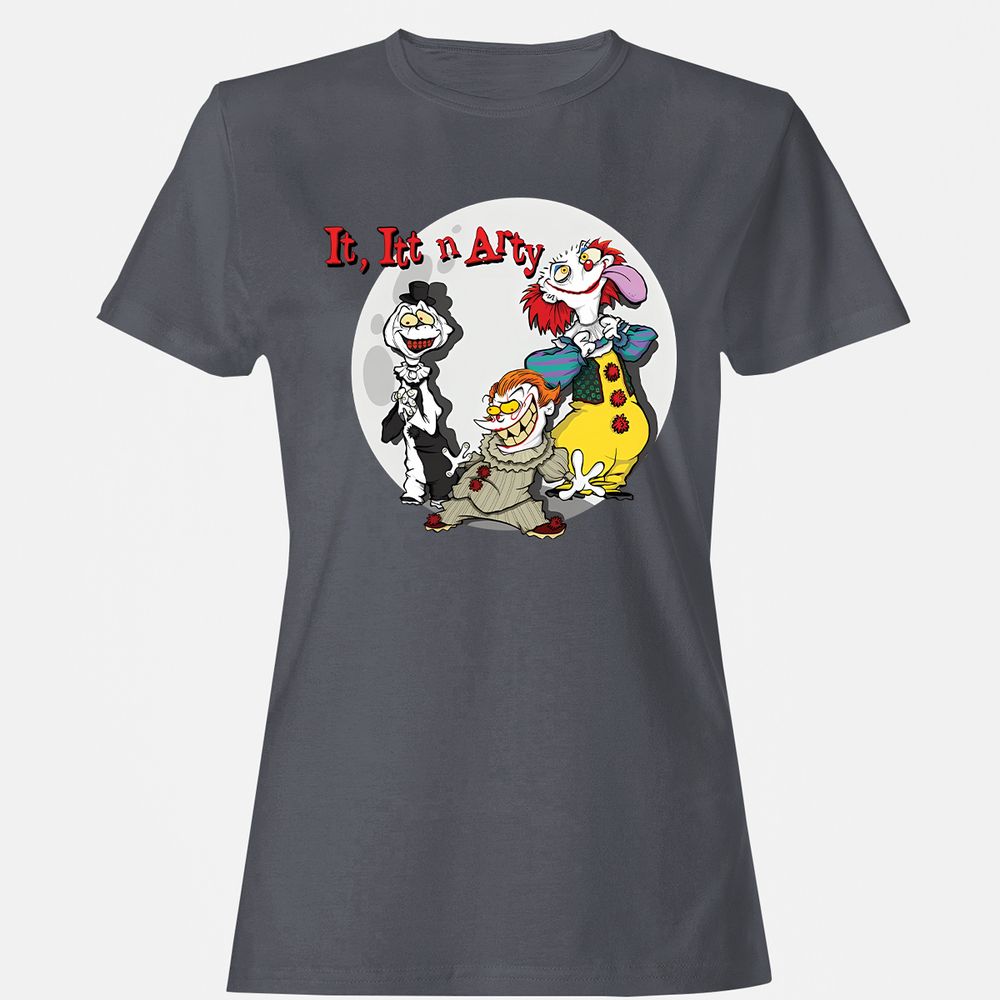 Women's T-Shirt - N1NF7UKE - Dark Heather - 5