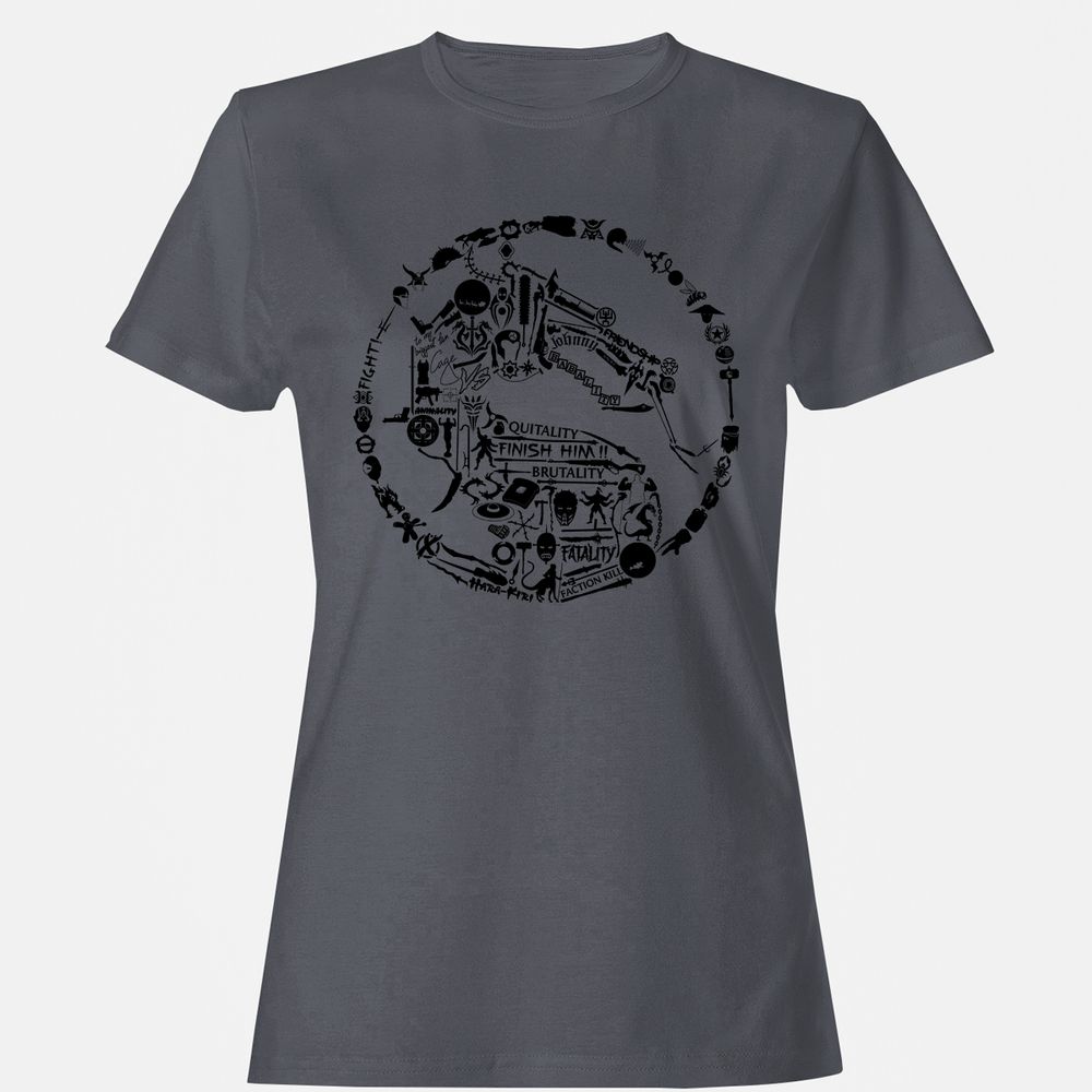 Women's T-Shirt - 4ANR8YE6 - Dark Heather - 5