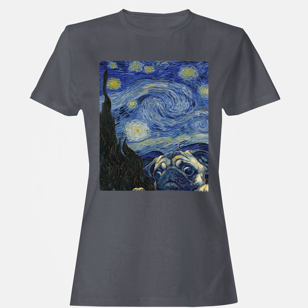 Women's T-Shirt - XV9HFZL1 - Dark Heather - 5