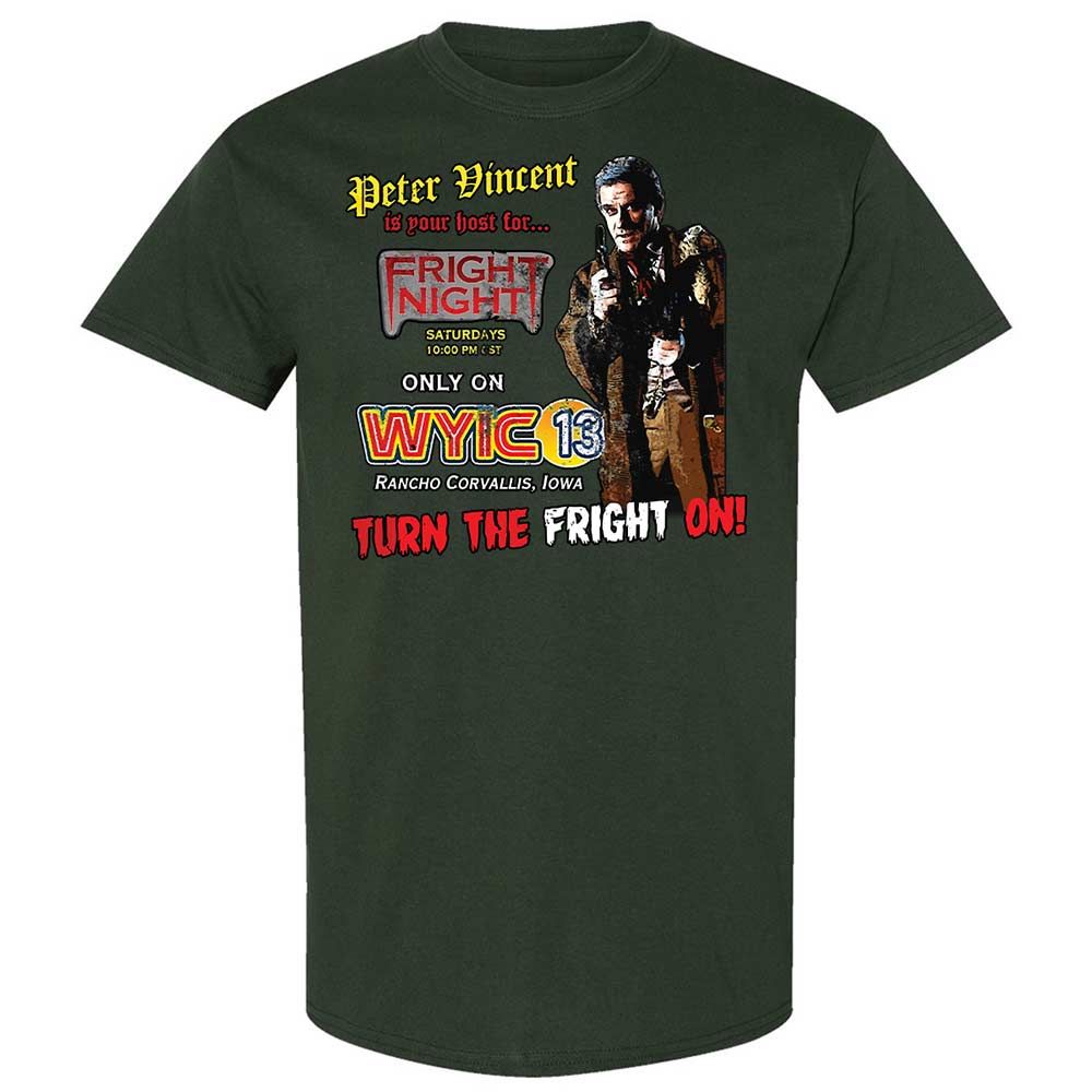 Peter Vincent Fright horror night cult - Forest Green - 5