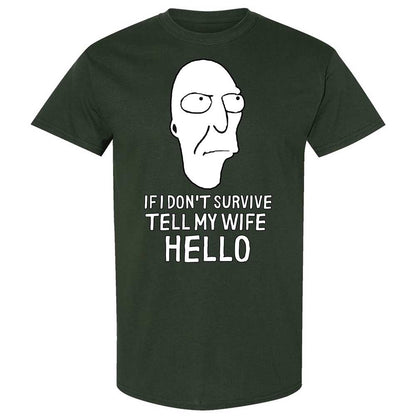 Classic Unisex T-Shirt - ZNZERLNL - Forest Green - 5