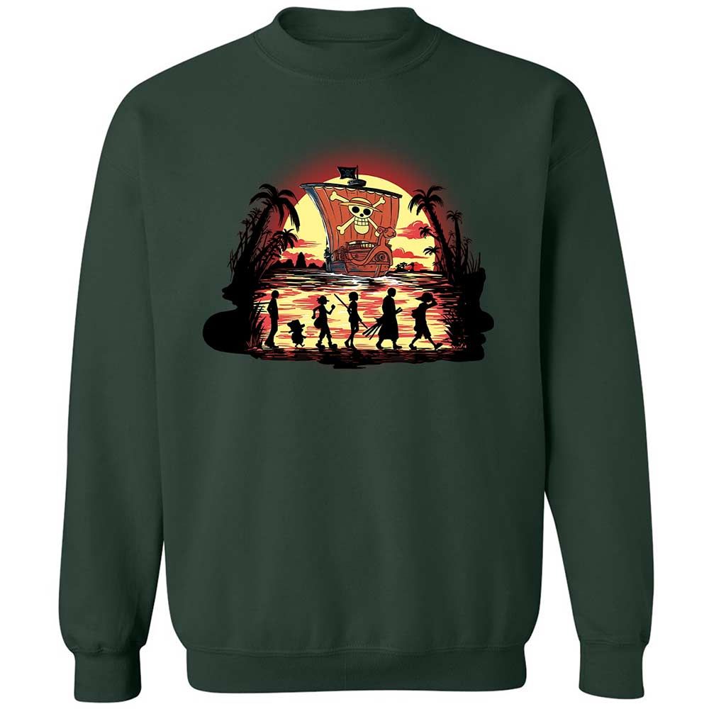 Classic Unisex Sweatshirt - YUN19S6V - Forest Green - 5