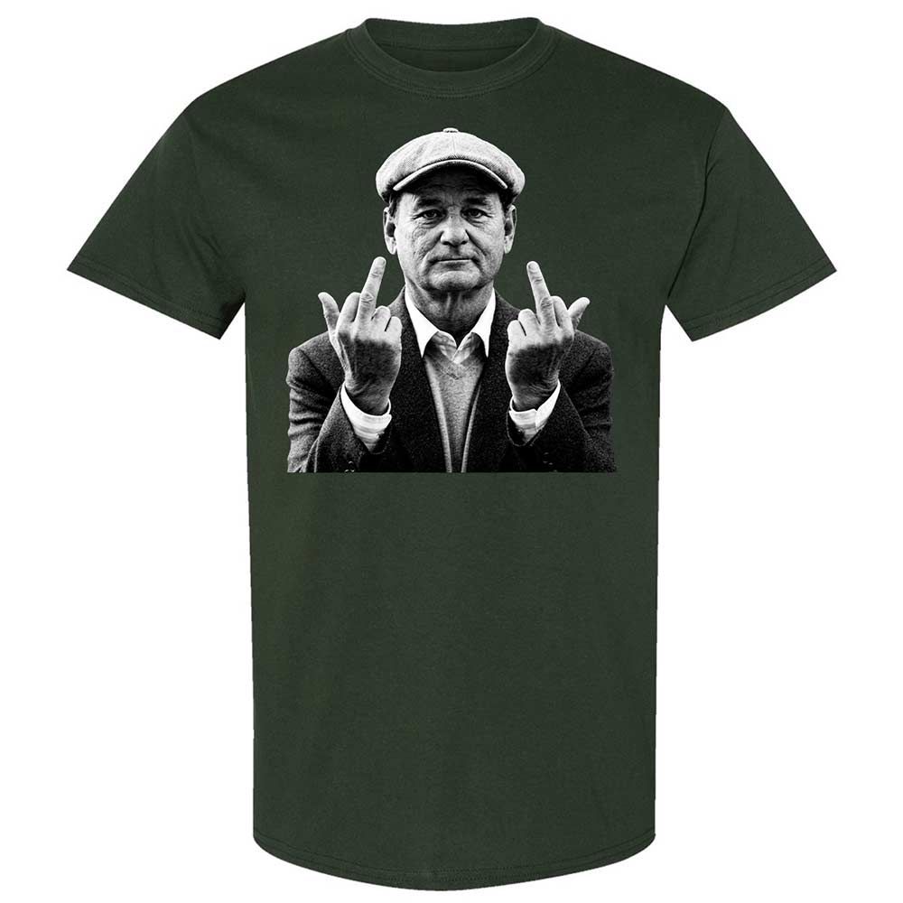 Bill Murray Middle Finger - Forest Green - 5