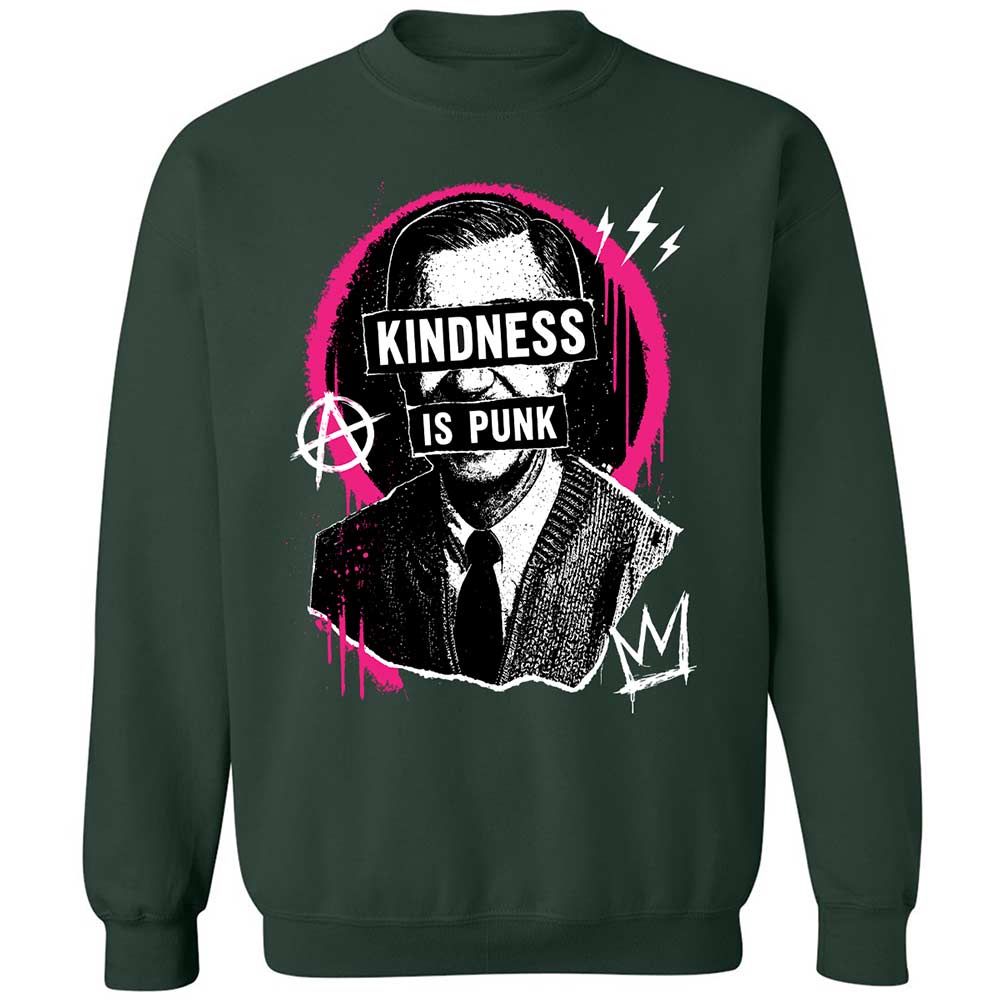 Kindness is Punk - Forest Green - 5