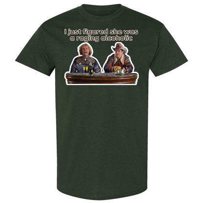 Classic Unisex T-Shirt - QM7CNM9N - Forest Green - 5