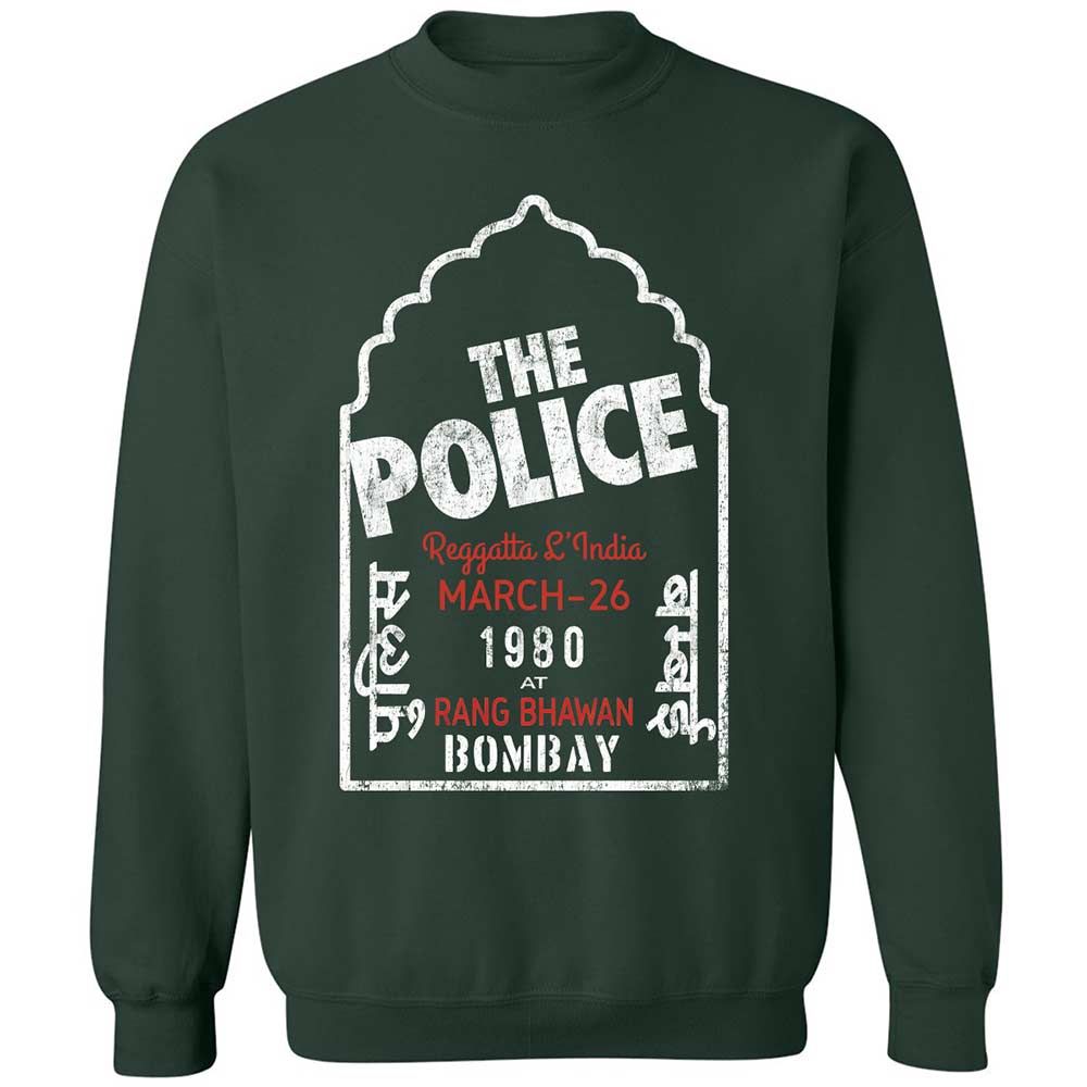Classic Unisex Sweatshirt - Q45MC7JT - Forest Green - 5