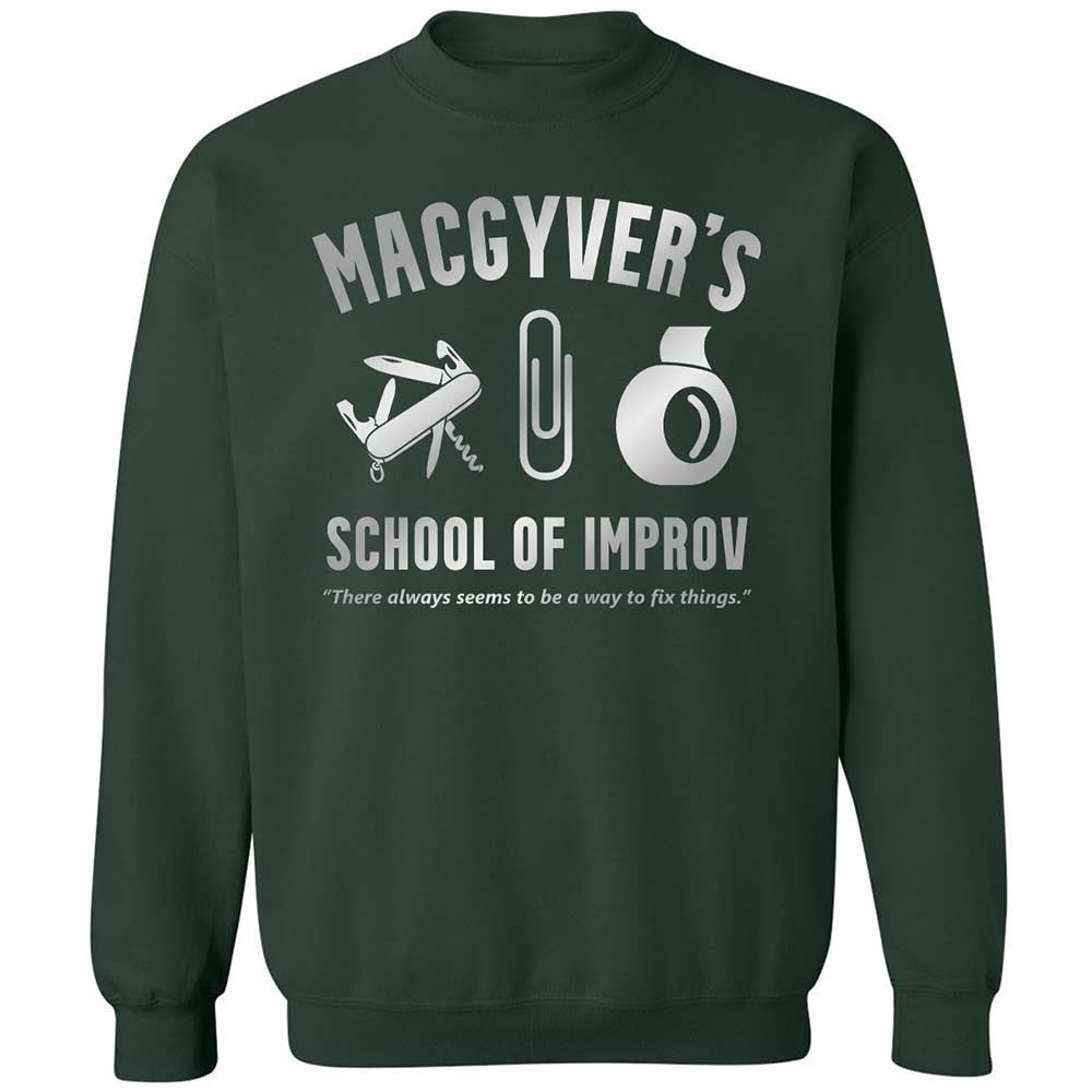 Classic Unisex Sweatshirt - 1WMKJDHV - Forest Green - 5