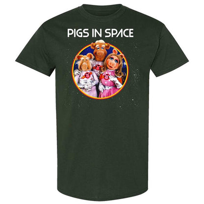 Pigs In Space - Forest Green - 5