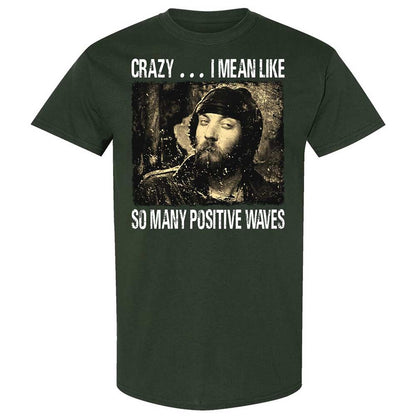 Many positive waves - Forest Green - 5