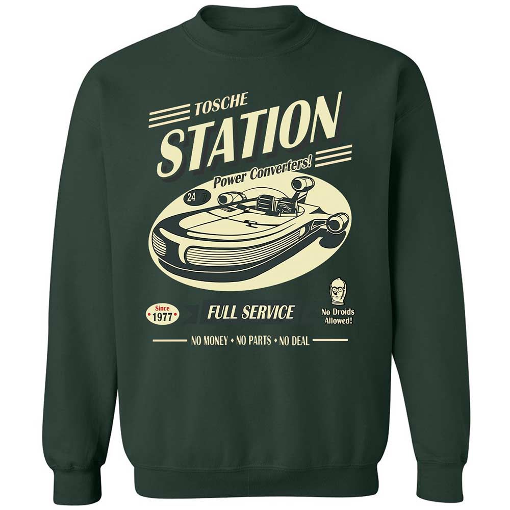 Classic Unisex Sweatshirt - L1VZXPQD - Forest Green - 5