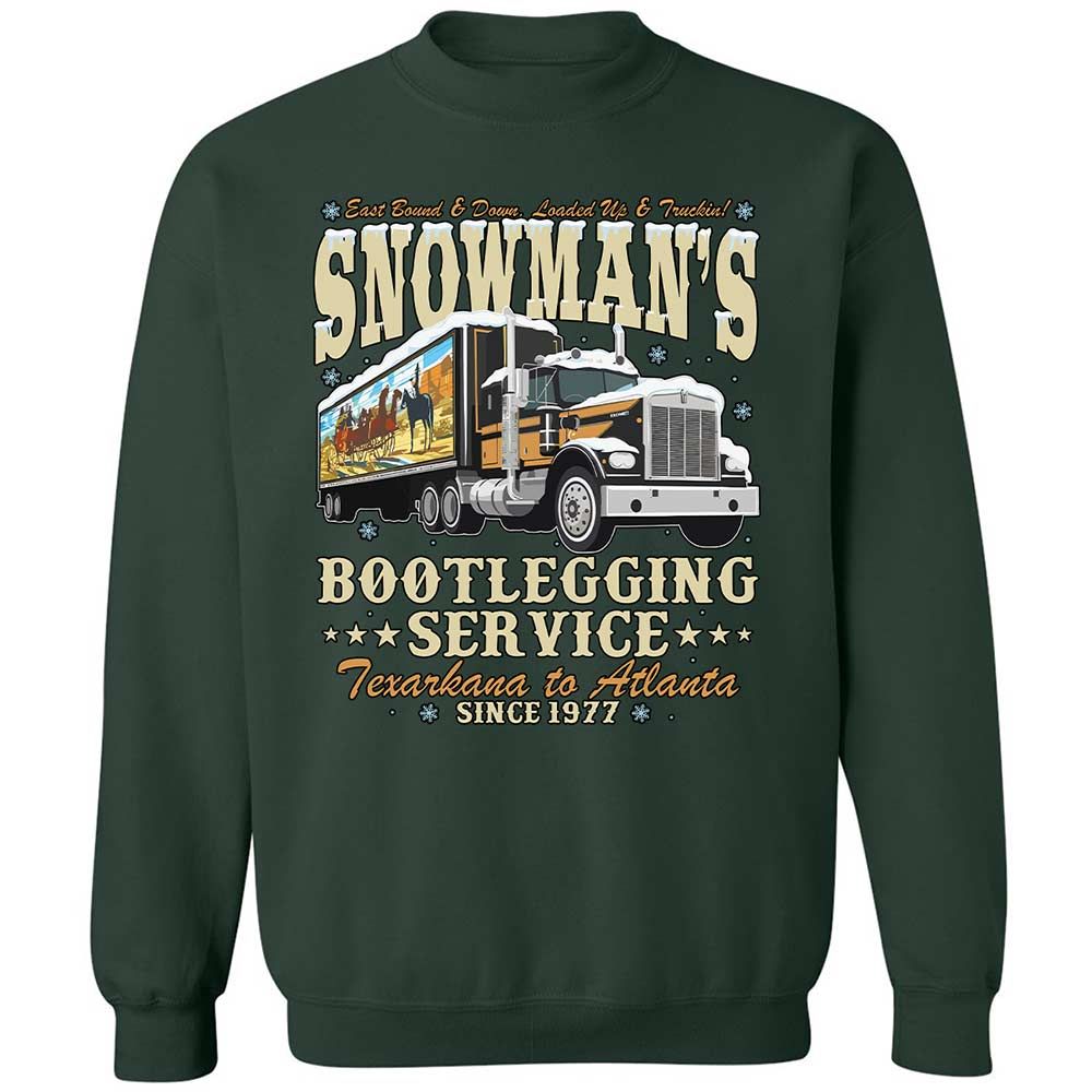 Snowman's Bootlegging Service - Forest Green - 5
