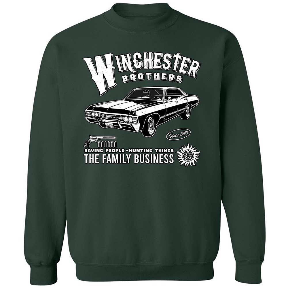Classic Unisex Sweatshirt - ZZQQTLAB - Forest Green - 5
