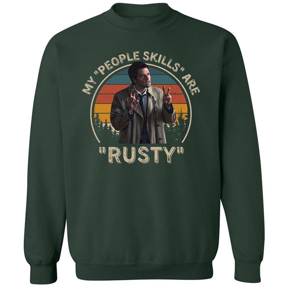 Classic Unisex Sweatshirt - R6PN7B9B - Forest Green - 5