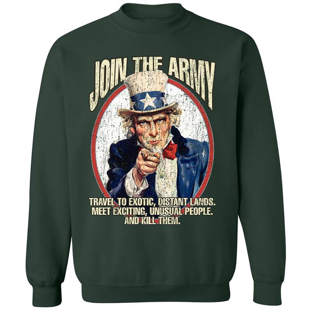 Join The Army - Forest Green - 5