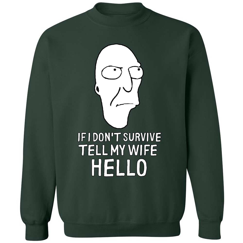 Classic Unisex Sweatshirt - 69ARHAX6 - Forest Green - 5