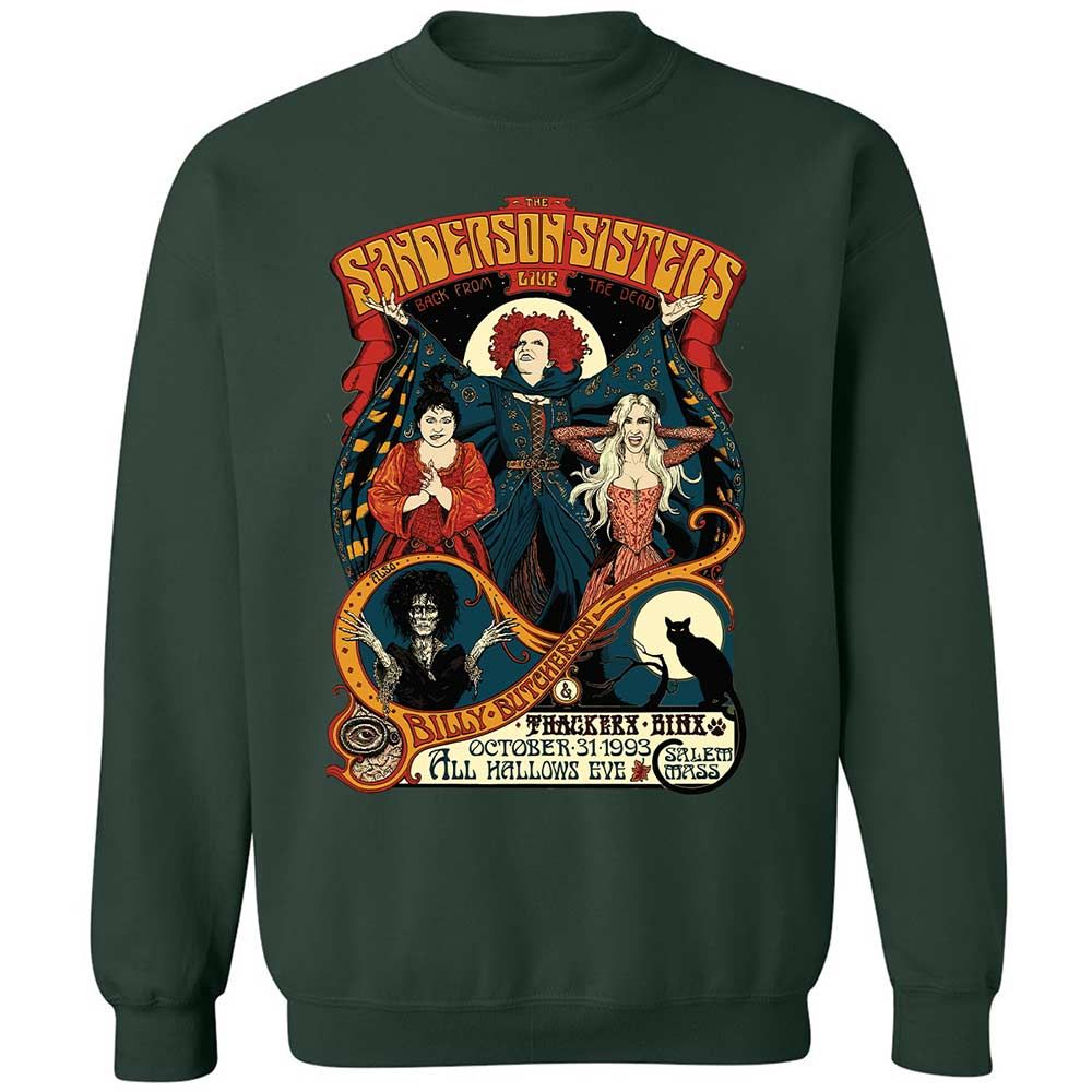 Classic Unisex Sweatshirt - HSA9SVJH - Forest Green - 5