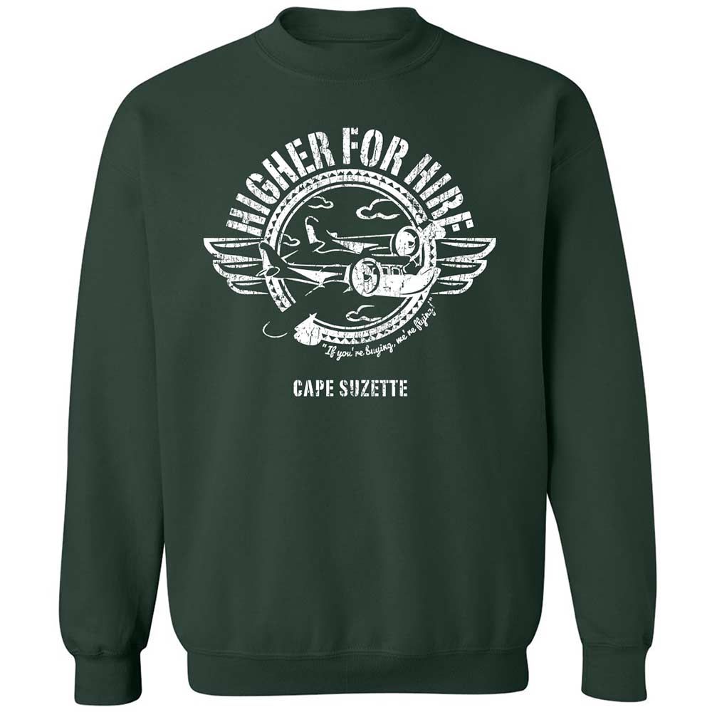 Higher for Hire - Forest Green - 5