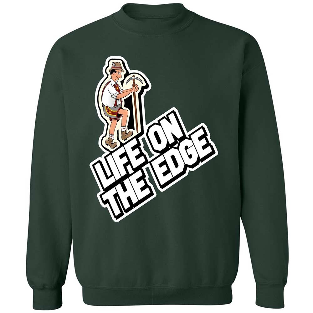 Classic Unisex Sweatshirt - YVJRUQFH - Forest Green - 5