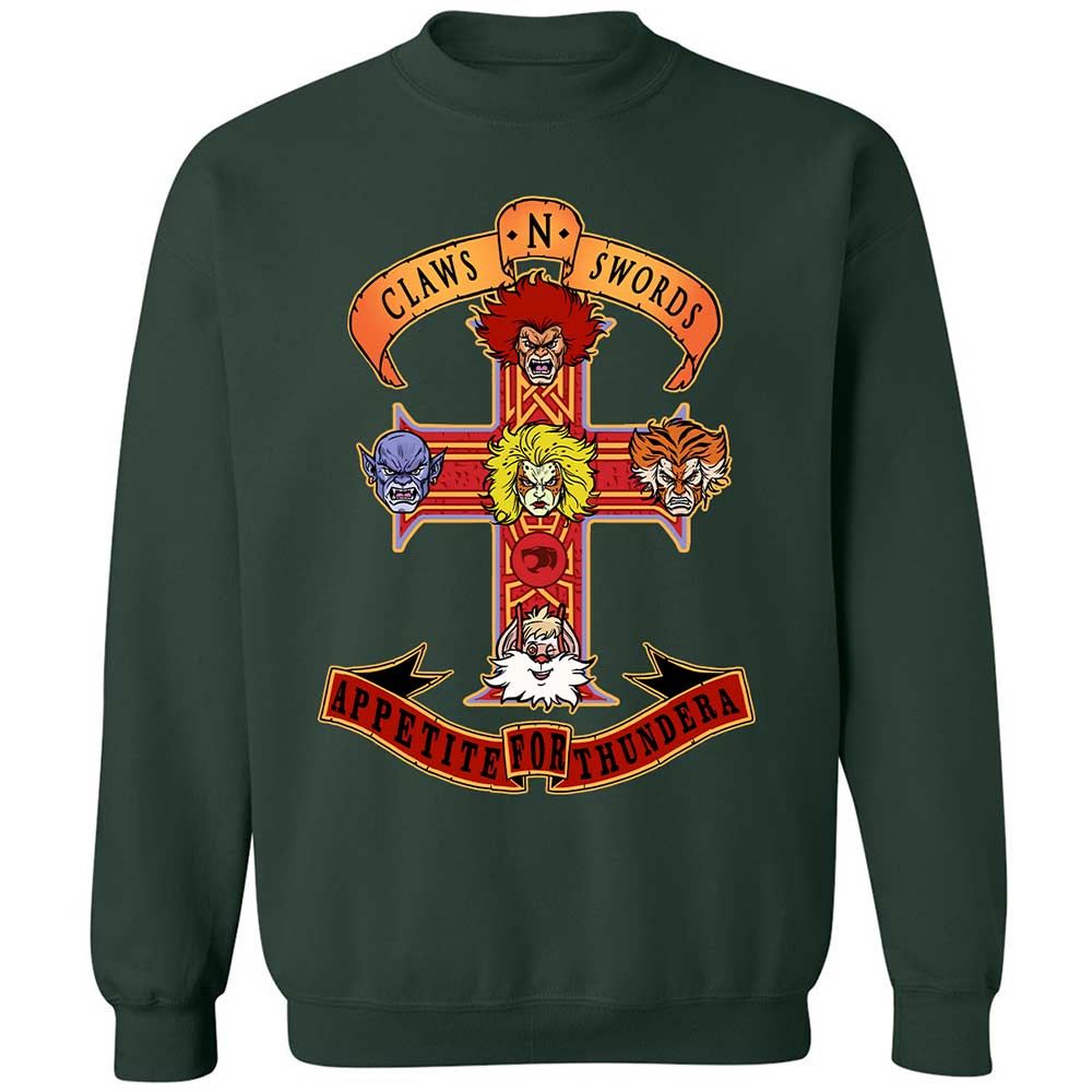 Classic Unisex Sweatshirt - WTQ5FQBU - Forest Green - 5