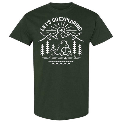 Classic Unisex T-Shirt - 3AAZDJT8 - Forest Green - 5