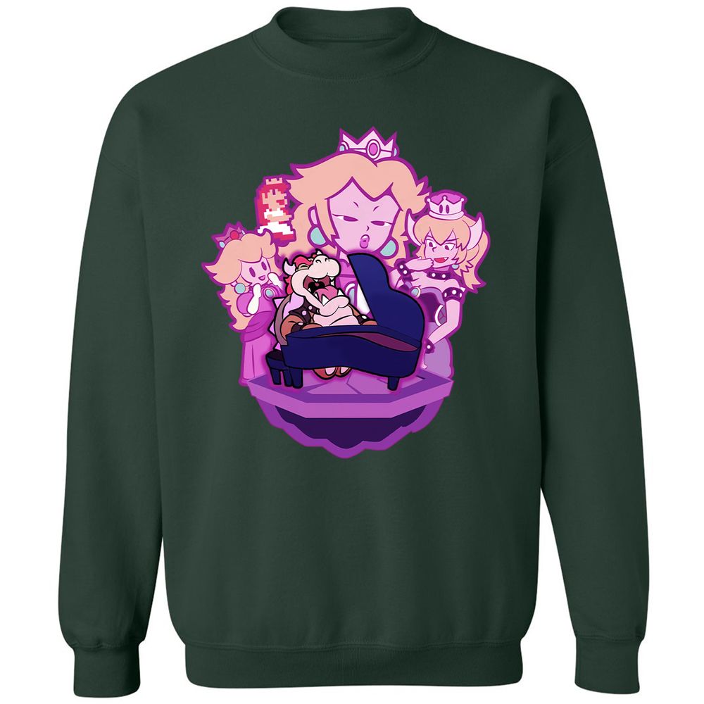 Classic Unisex Sweatshirt - QGU37UKW - Forest Green - 5