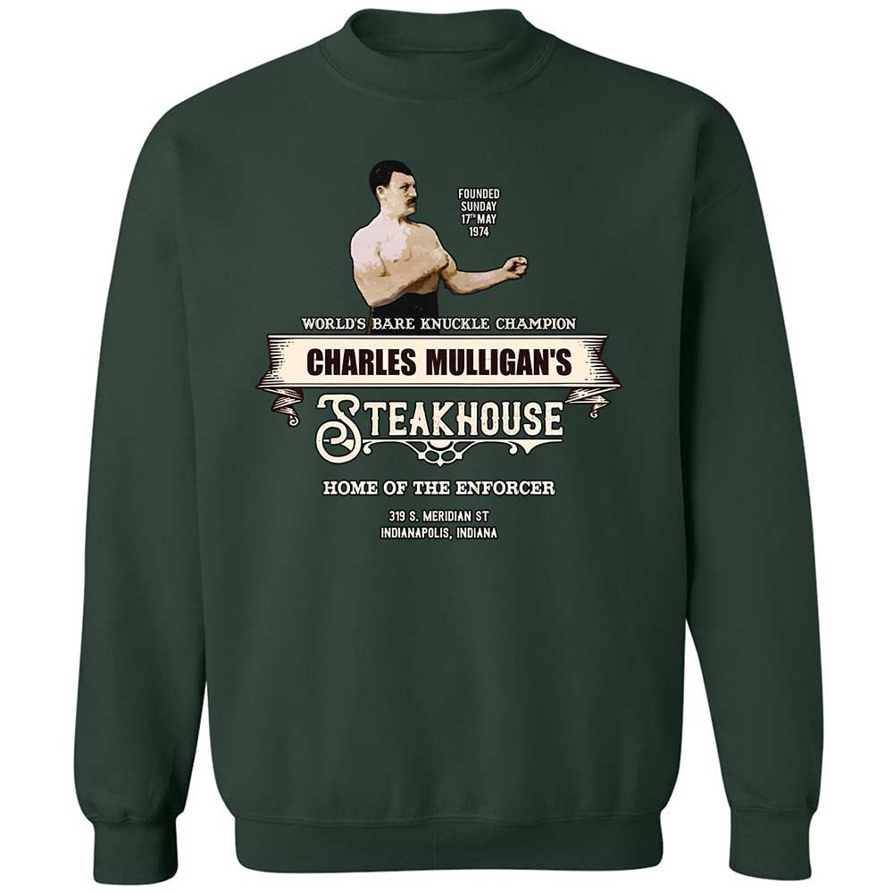 Classic Unisex Sweatshirt - 8B969C6N - Forest Green - 5