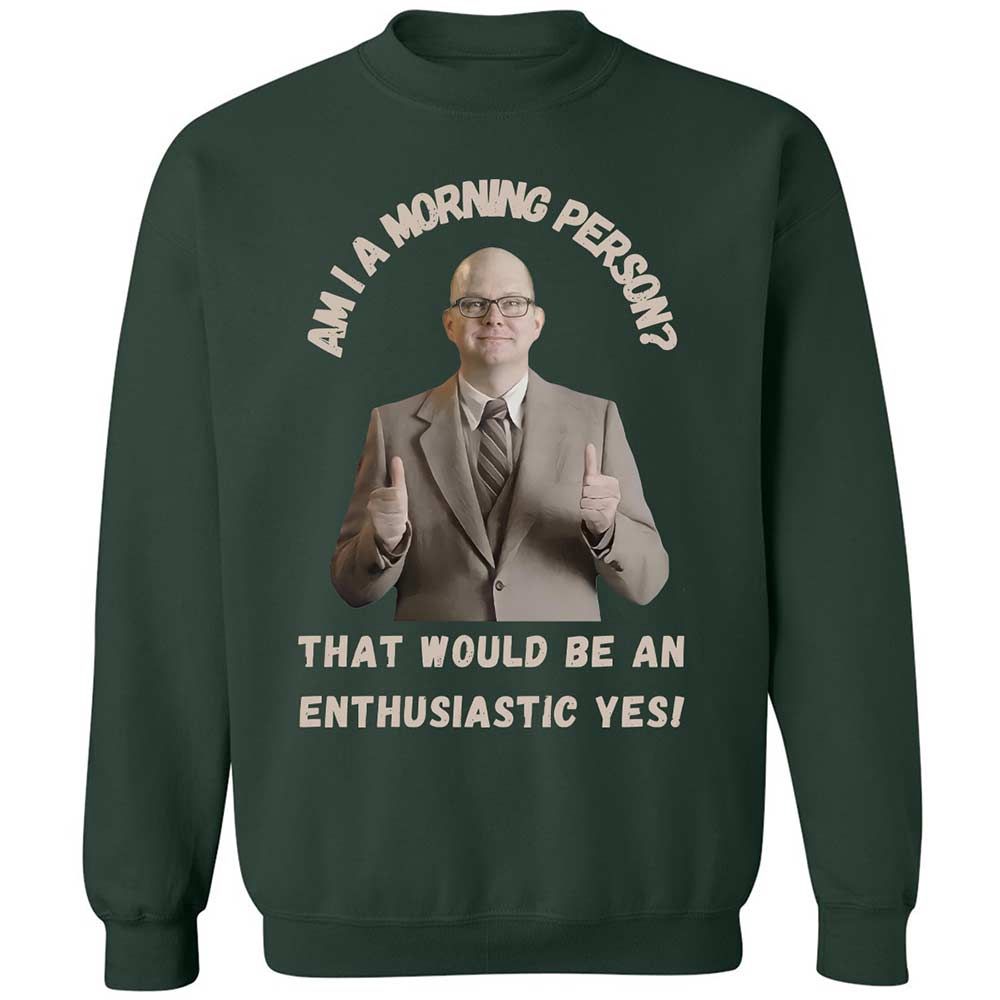 Classic Unisex Sweatshirt - L5XUES1G - Forest Green - 5