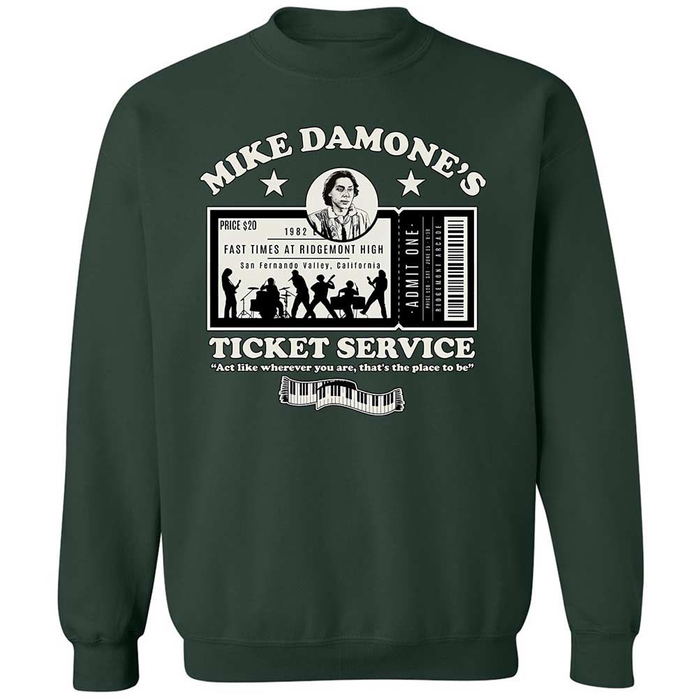 Damone's Ticket Service - Forest Green - 5