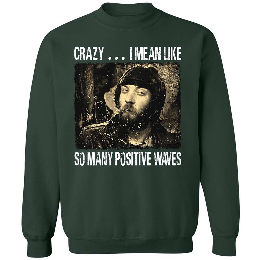 Many positive waves - Forest Green - 5