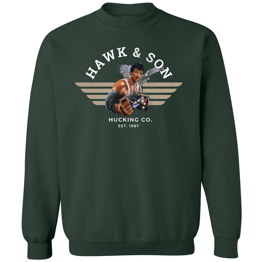 Classic Unisex Sweatshirt - 21AGY1HR - Forest Green - 5