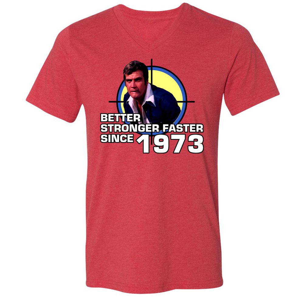 Unisex V-Neck T-Shirt - F1NS57UB - Heather Red - 5