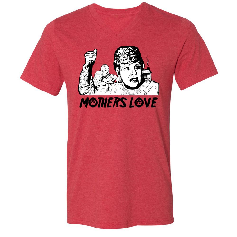 Unisex V-Neck T-Shirt - 9K87UWFA - Heather Red - 5