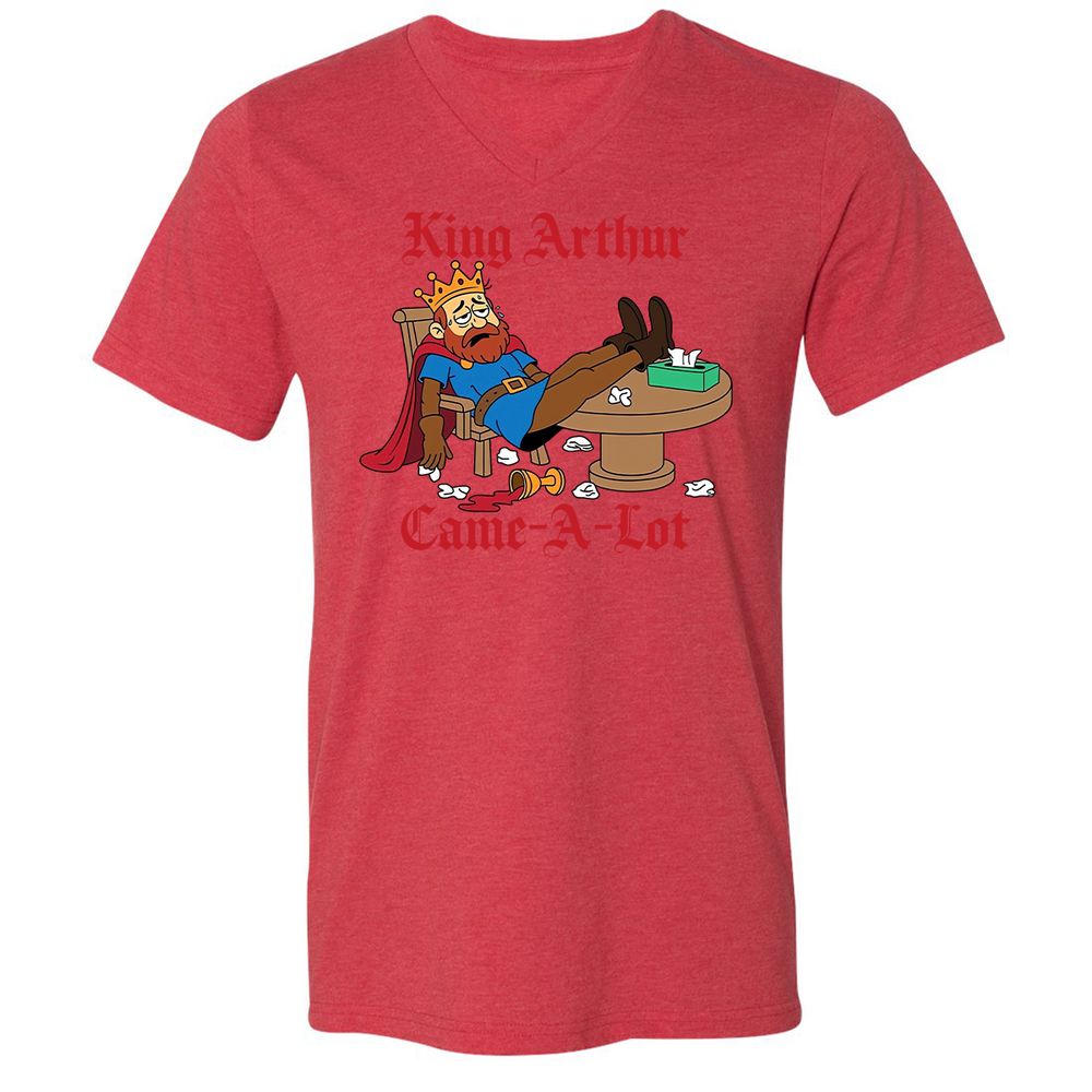 Arthur Came A Lot - Heather Red - 5