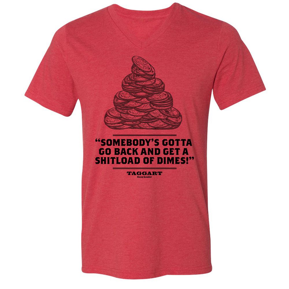 Unisex V-Neck T-Shirt - RCCSF3K4 - Heather Red - 5