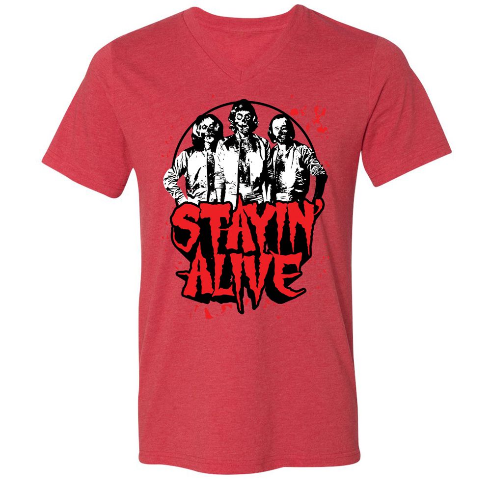 Bee Gees Stay Alive - Heather Red - 5