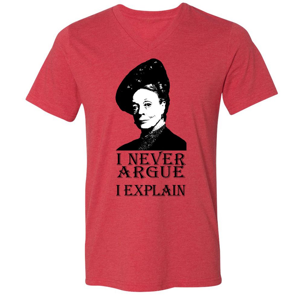 I never argue - Heather Red - 5