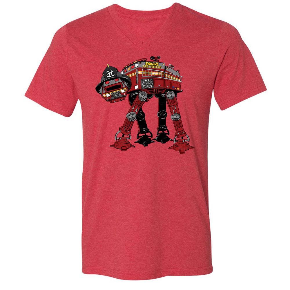 At-At Fire Truck - Heather Red - 5