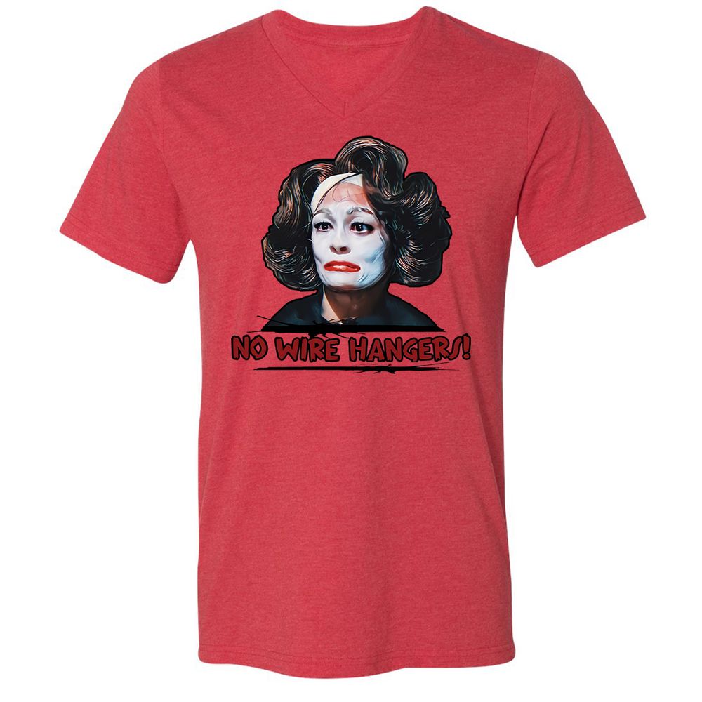 Unisex V-Neck T-Shirt - 6H4ES4WA - Heather Red - 5