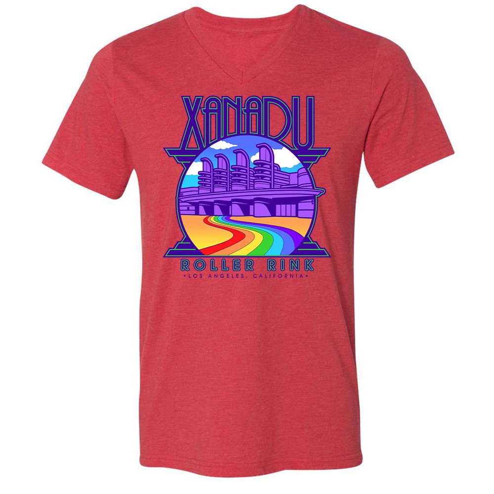 Xanadu Roller Rink - Heather Red - 5