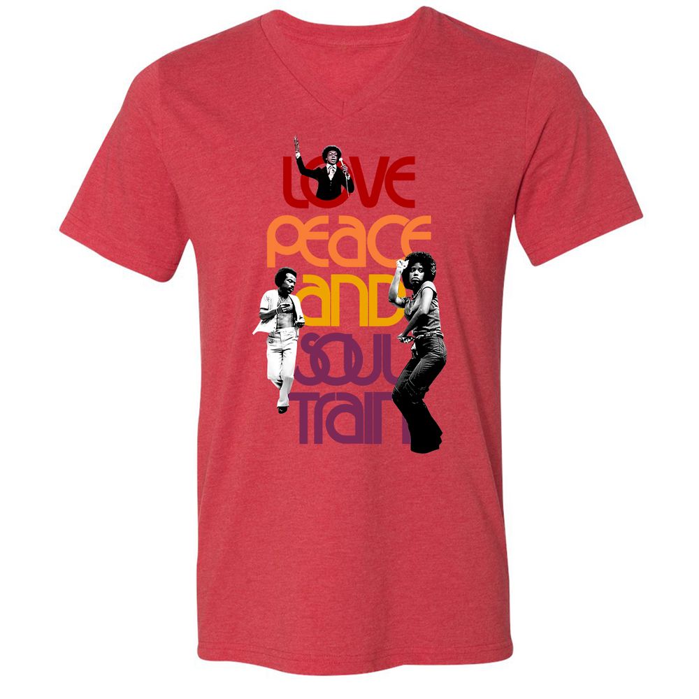 Unisex V-Neck T-Shirt - VNL533L2 - Heather Red - 5